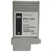 Univerzális tintasugaras kompatibilis patron a Canon PFI-101MBK patronhoz, matt fekete