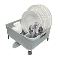 Valódi Otthoni Deluxe Designer Dish Rack Szürke