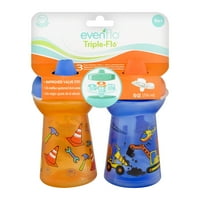 Evenflo Tripleflo Hard Spout Sippy Cup - Pack