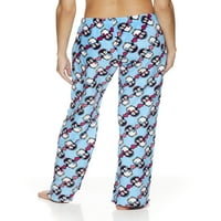Női és nők plusz méretű plüss alvás pizsama nadrág, S-3X méretű