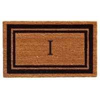 Calloway Mills Black Border 30 48 Monogram Doormat