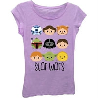 Star Wars Girls 'Group Shot' starwars 'rövid puff hüvely grafikus póló
