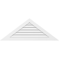 50 W 25 H Háromszög felszíni PVC Gable Vent Pitch: Funkcionális, W 3-1 2 W 1 P Standard keret