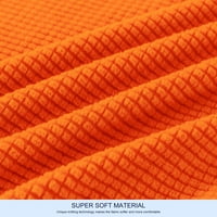 Subrte Stretch 2 darabos texturált rács XL kanapé csúszás, narancssárga