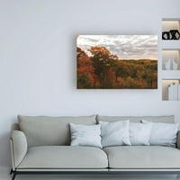 Védjegy képzőművészet' őszi színek naplementekor ' vászon művészet Kurt Shaffer fényképek