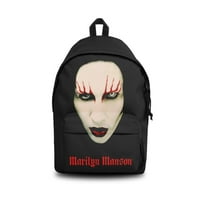 Rocksa Marilyn Manson Daypack Unise Backpack - Piros ajkak