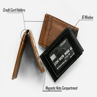 Rico Industries College West Texas A & m Buffalos szürke lézerrel gravírozott első zseb pénztárca-kompakt, kényelmes, vékony